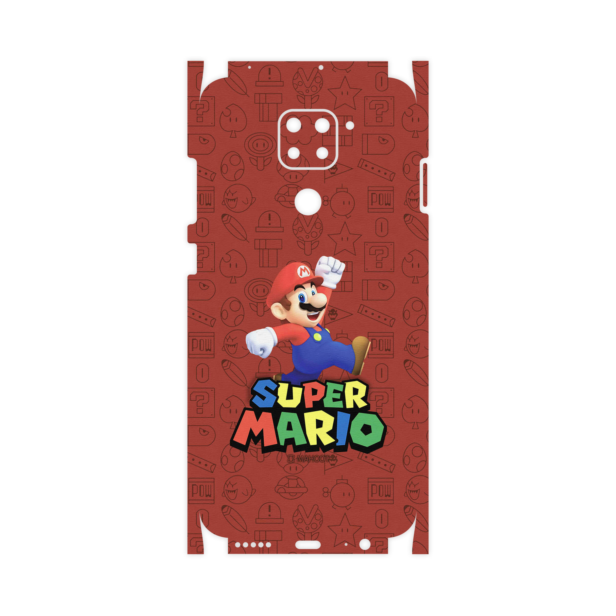 برچسب پوششی ماهوت مدل Super-Mario-Game-FullSkin مناسب برای گوشی موبایل شیائومی Redmi Note 9