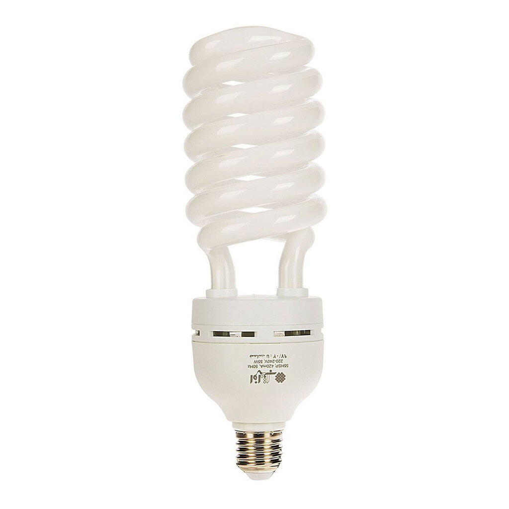 لامپ کم مصرف 55 وات نیم پیچ E27 افراتاب