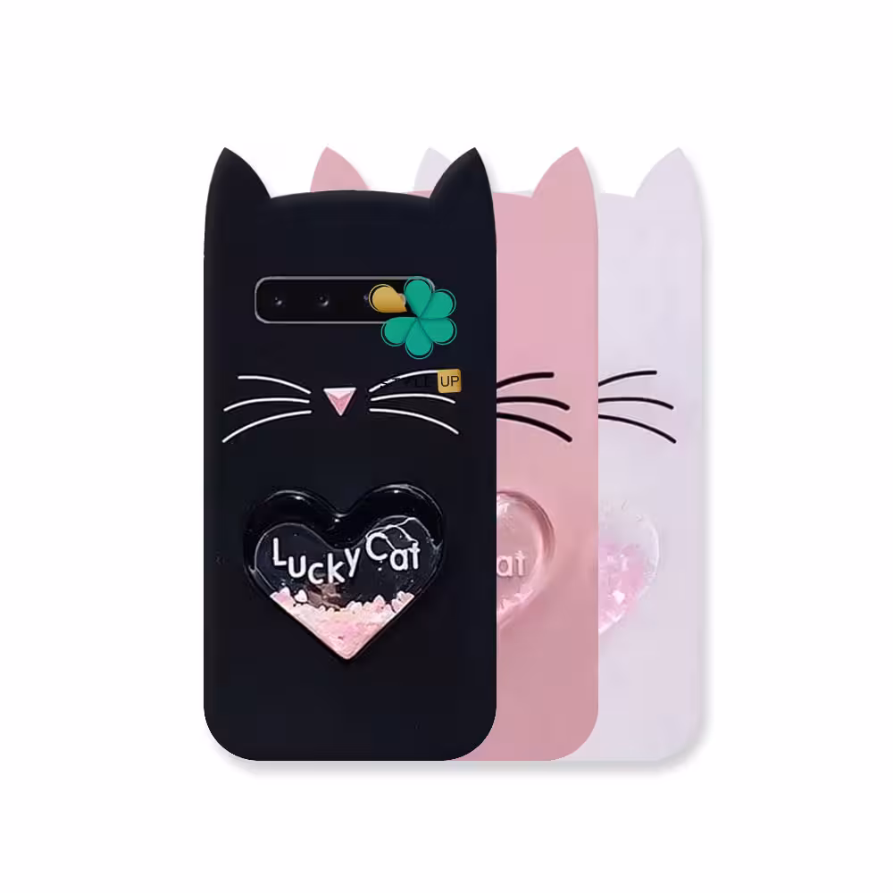 کاور آکواریومی گوشی سامسونگ Galaxy S10 طرح Lucky Cat
