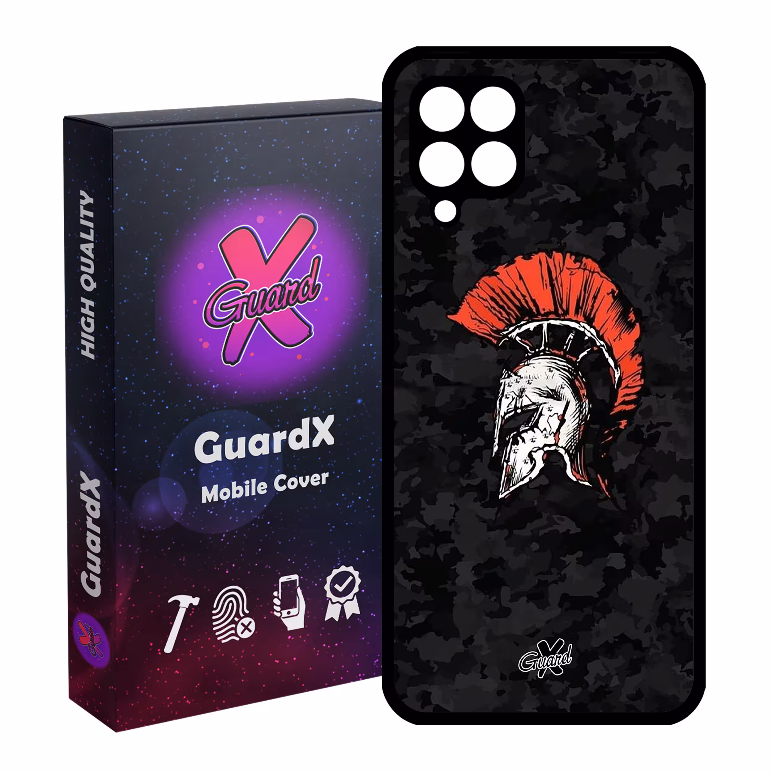 کاور گارد ایکس طرح Gladiator مدل Glass10079 مناسب برای گوشی موبایل سامسونگ Galaxy A12