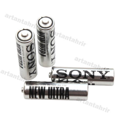 باتری نیم قلمی سونی بسته 4عددی