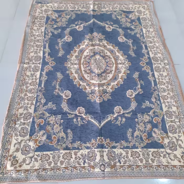 روفرشی مخمل دو رویه  طوسی رنگ 
