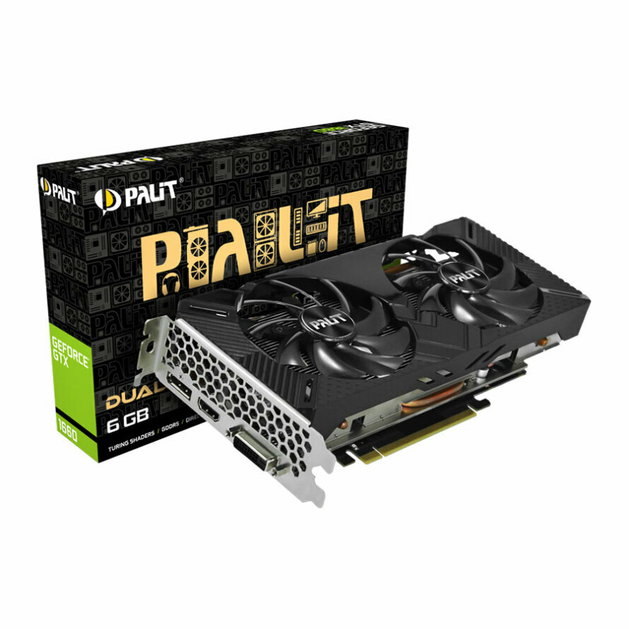 کارت گرافیک پلیت GeForce GTX 1660 Dual