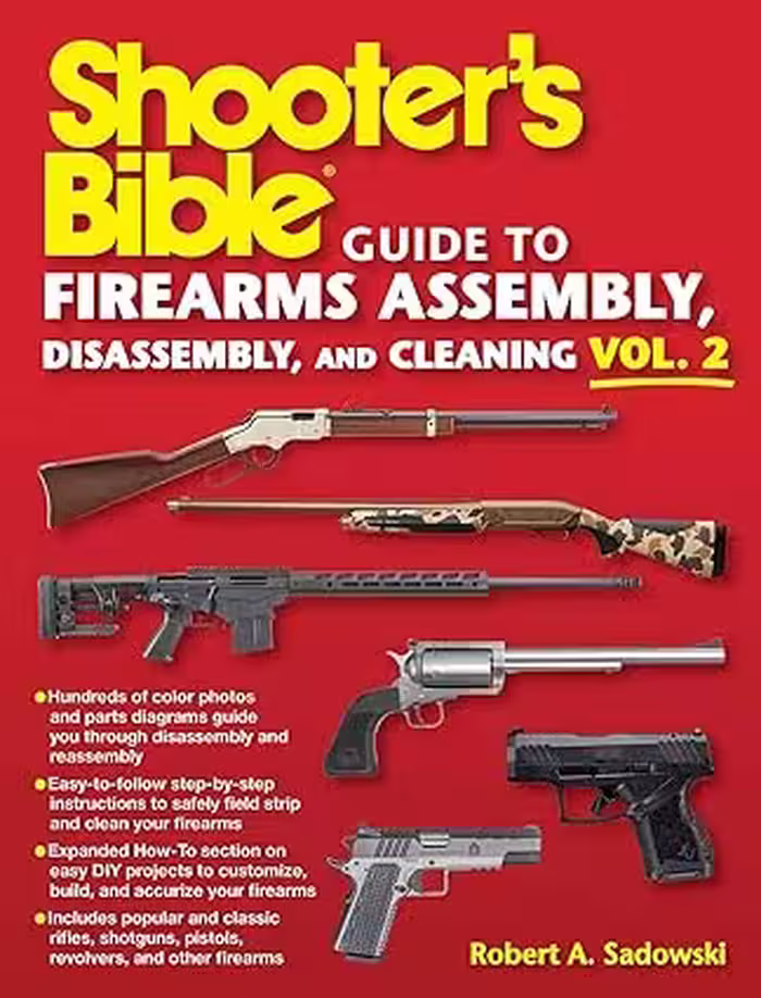 خرید و دانلود نسخه کامل کتاب Shooter's Bible Guide to Firearms Assembly, Disassembly, and Cleaning, Vol 2 - Pdf