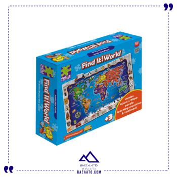 پازل نقشه جهان زرین تویز