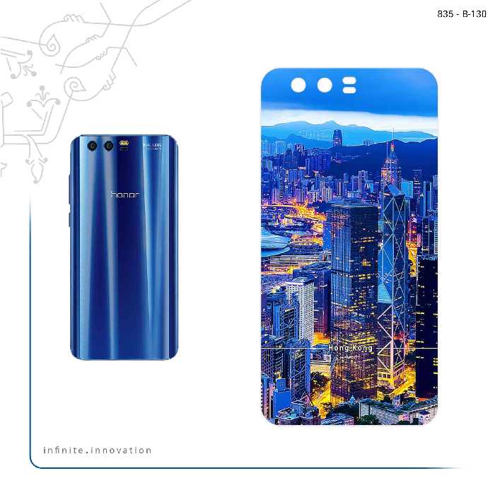 برچسب پوششی ماهوت مدل Hong Kong City مناسب برای گوشی موبایل آنر 9