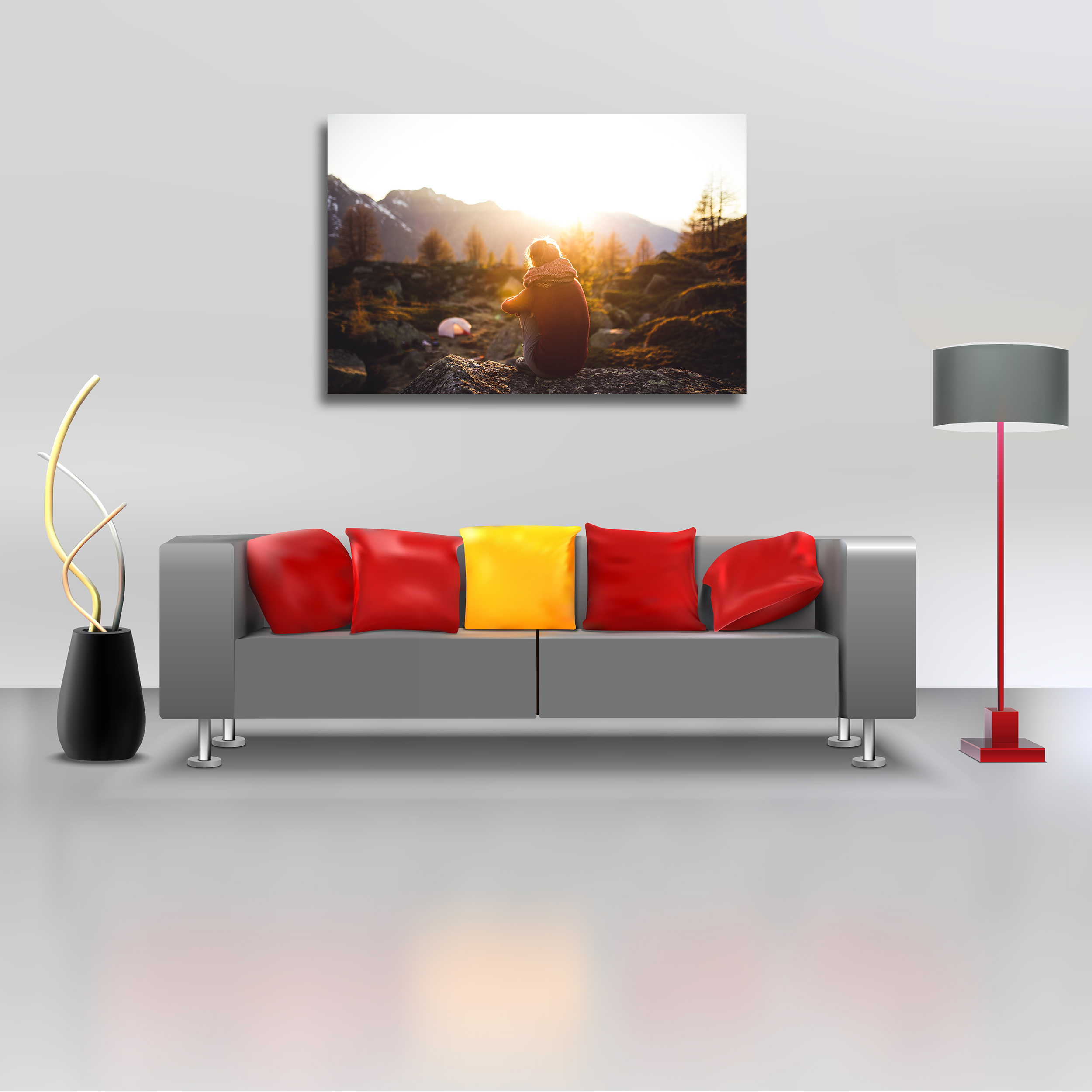 تابلو شاسی طرح چشم انداز کد 22