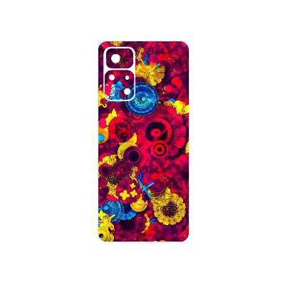 برچسب پوششی ماهوت مدل Vector Flower Garden Digital Art مناسب برای گوشی موبایل شیائومی Poco M4 Pro 5G