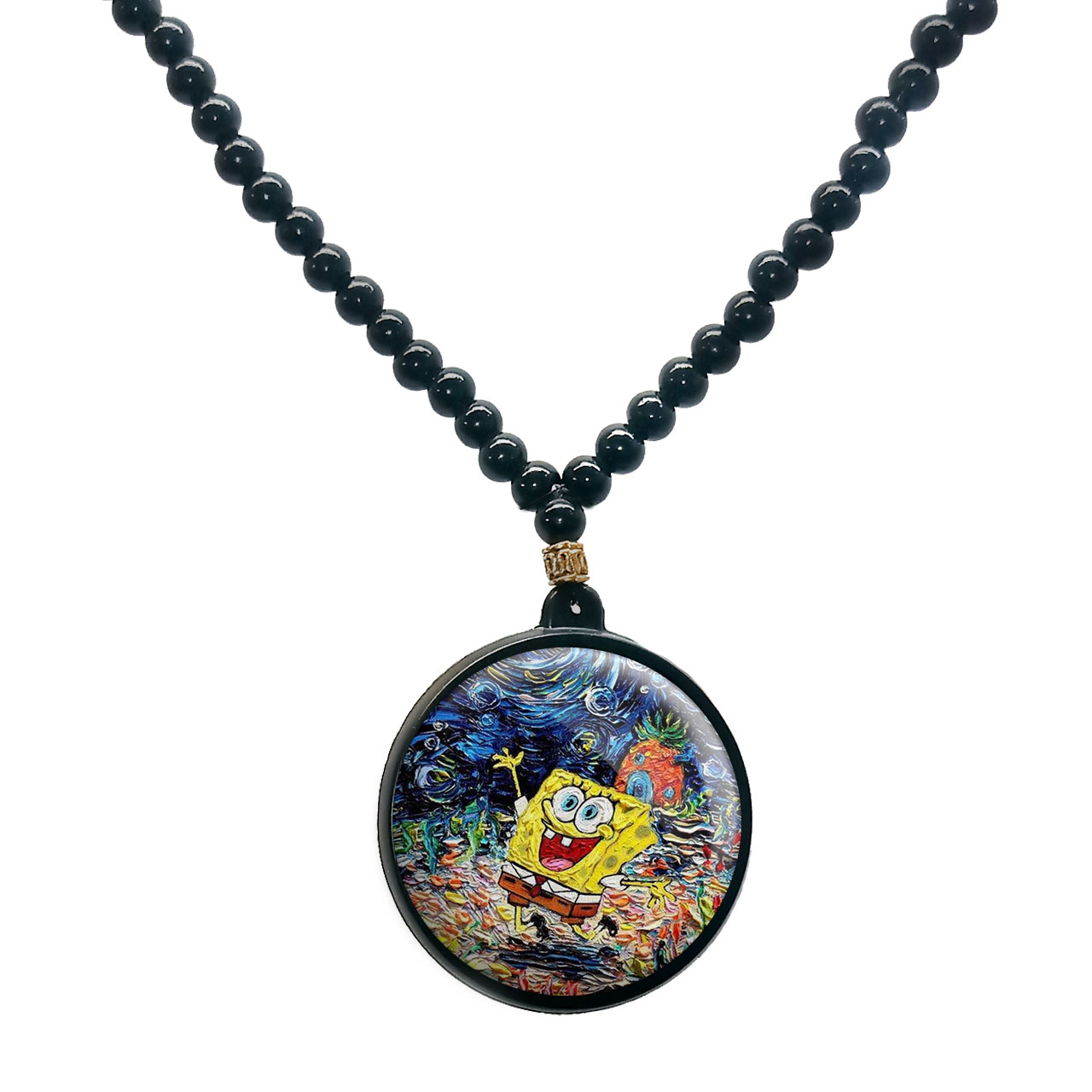 گردنبند پرمانه طرح بریکینگ بد کد pmd.4880 مدل دو طرفه