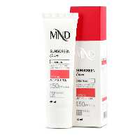 کرم ضدآفتاب با فاکتور حفاظتی 50 (SPF 50) مناسب پوست خشک ام ان دی 40 میلی‌لیتر