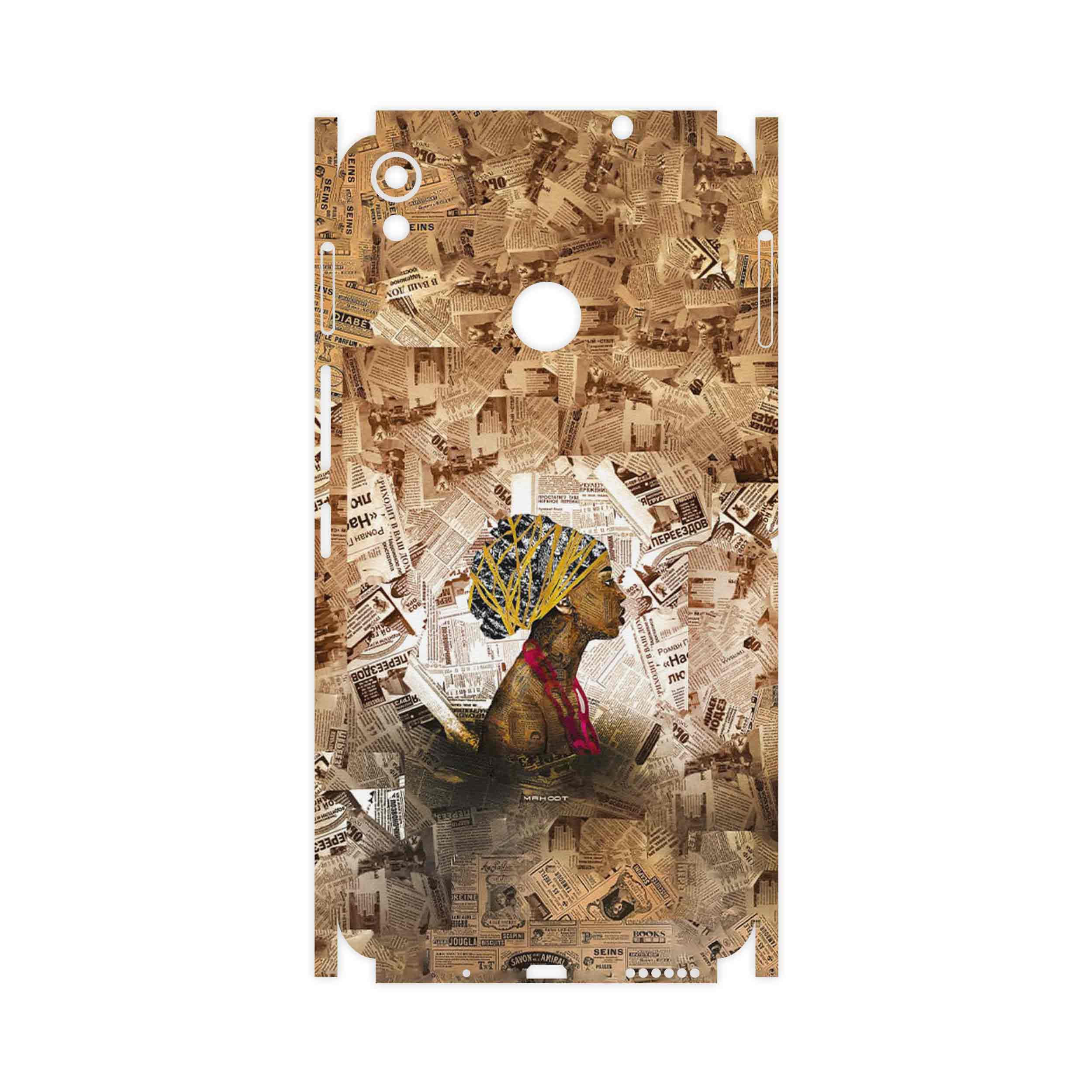 برچسب پوششی ماهوت مدل Collage of African Women-FullSkin مناسب برای گوشی موبایل تکنو Camon CX Air