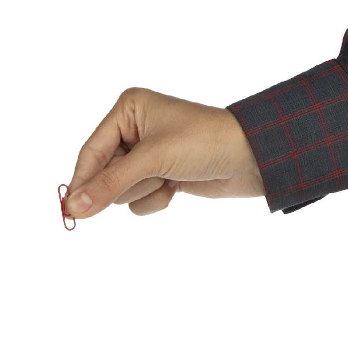 گیره کاغذ پنتر مدل روکش دار رنگی بسته 10 عددی