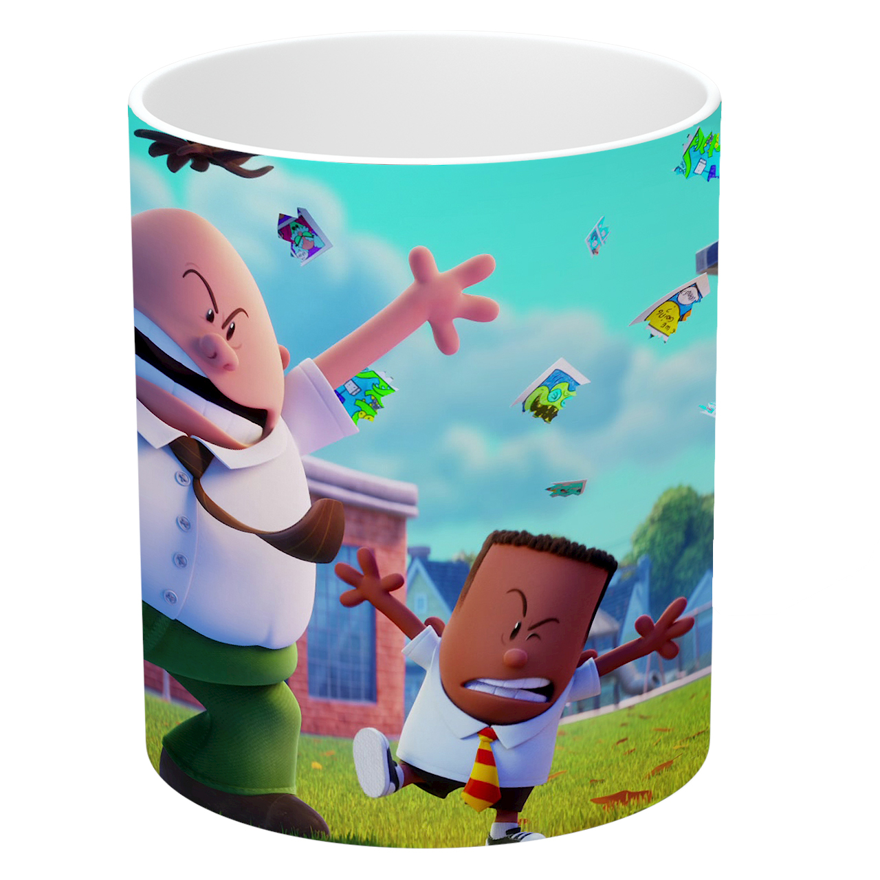 ماگ طرح انیمیشن کاپیتان زیرشلواری مدل NI2298