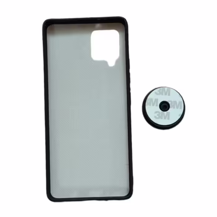 کاور طرح دخترانه کد 740 مناسب برای گوشی موبایل سامسونگ Galaxy A42 به همراه پاپ سوکت