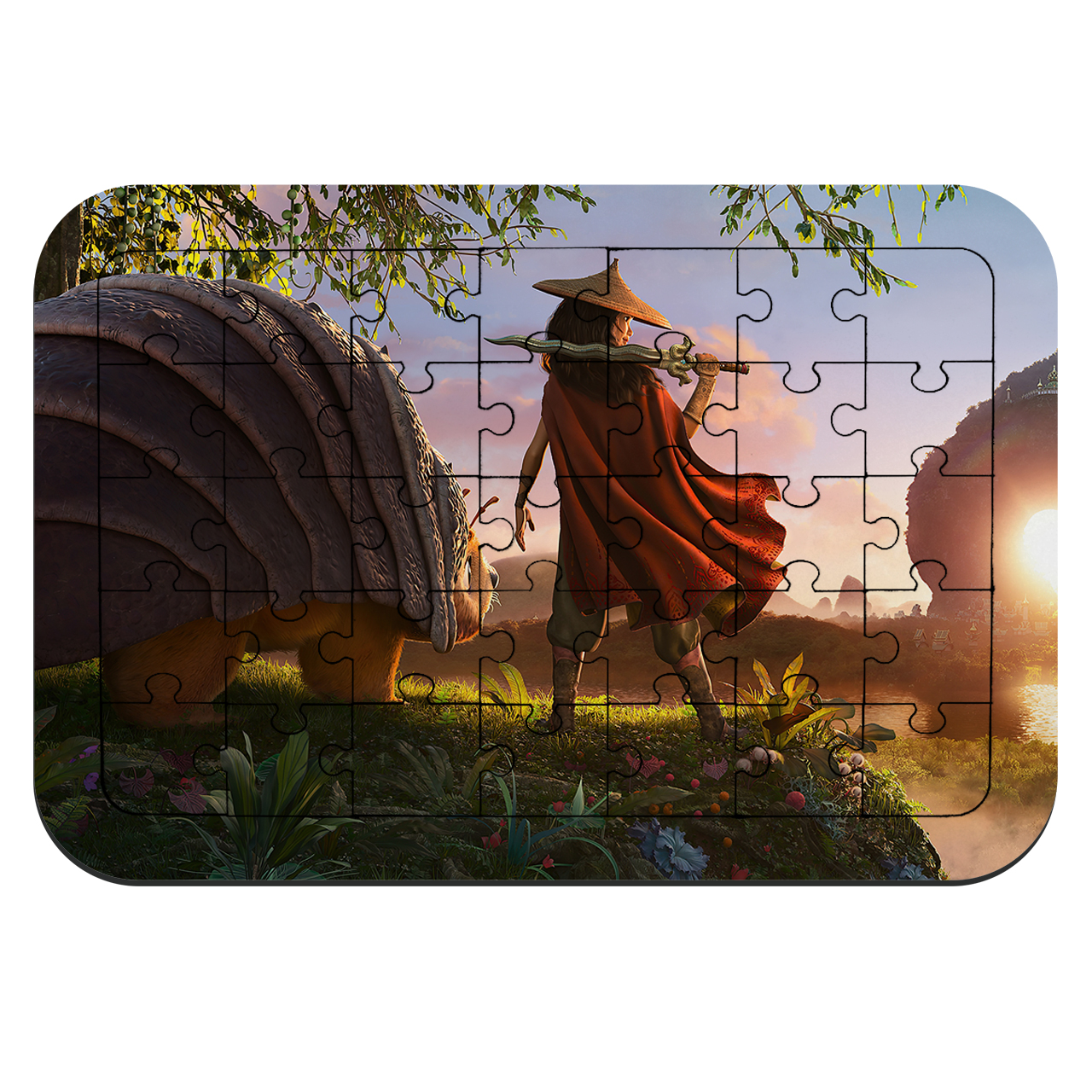 پازل 35 تکه طرح انیمیشن رایا و آخرین اژدها مدل NI2191 