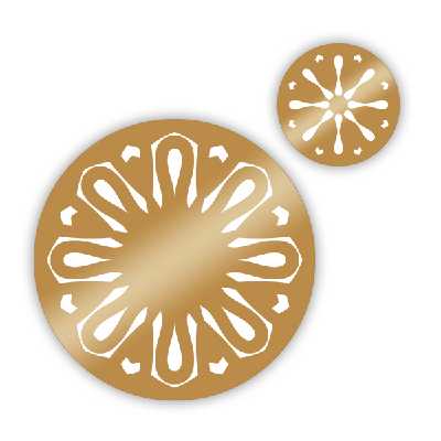 زیربشقابی مدل 1404 مجموعه 4 عددی به همراه زیر لیوانی