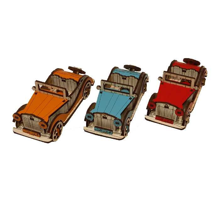 اسباب بازی مدل ماشین کلاسیک بسته 3 عددی