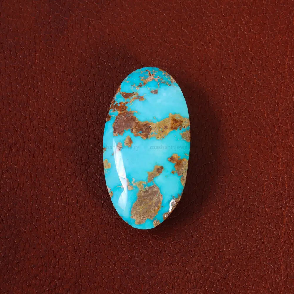 نگین فیروزه شجری کد 28224 - جواهری مشاهیر