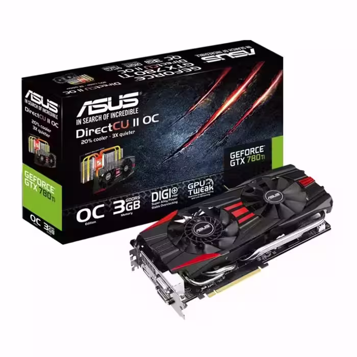 کارت گرافیک ایسوس GTX 780 Ti DirectCU II OC 3GB