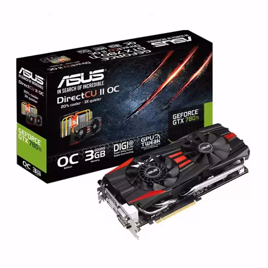 کارت گرافیک ایسوس GTX 780 Ti DirectCU II OC 3GB