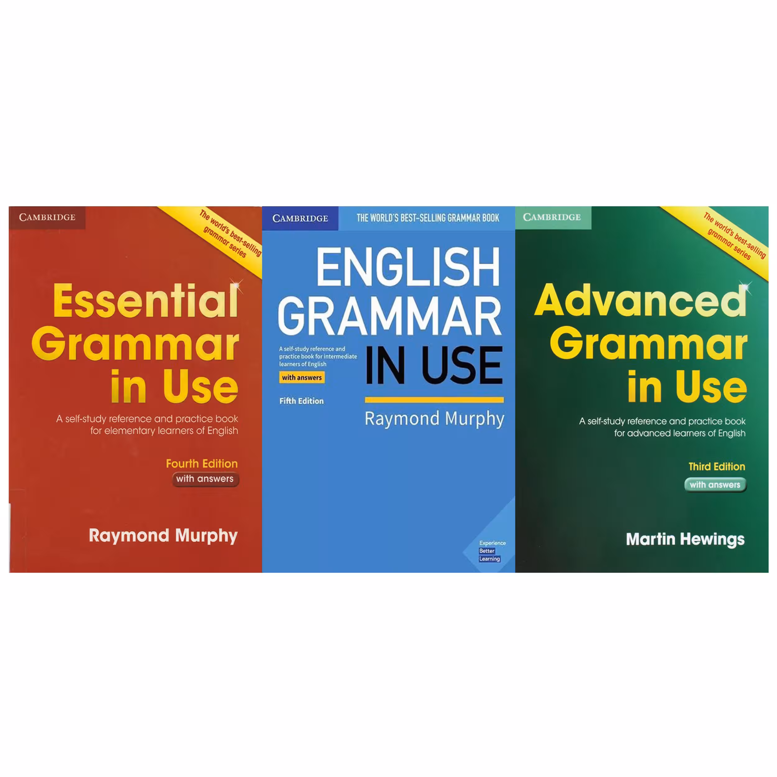 کتاب Grammar In Use 4th اثر Raymond Murphy انتشارات هدف نوین 3 جلدی