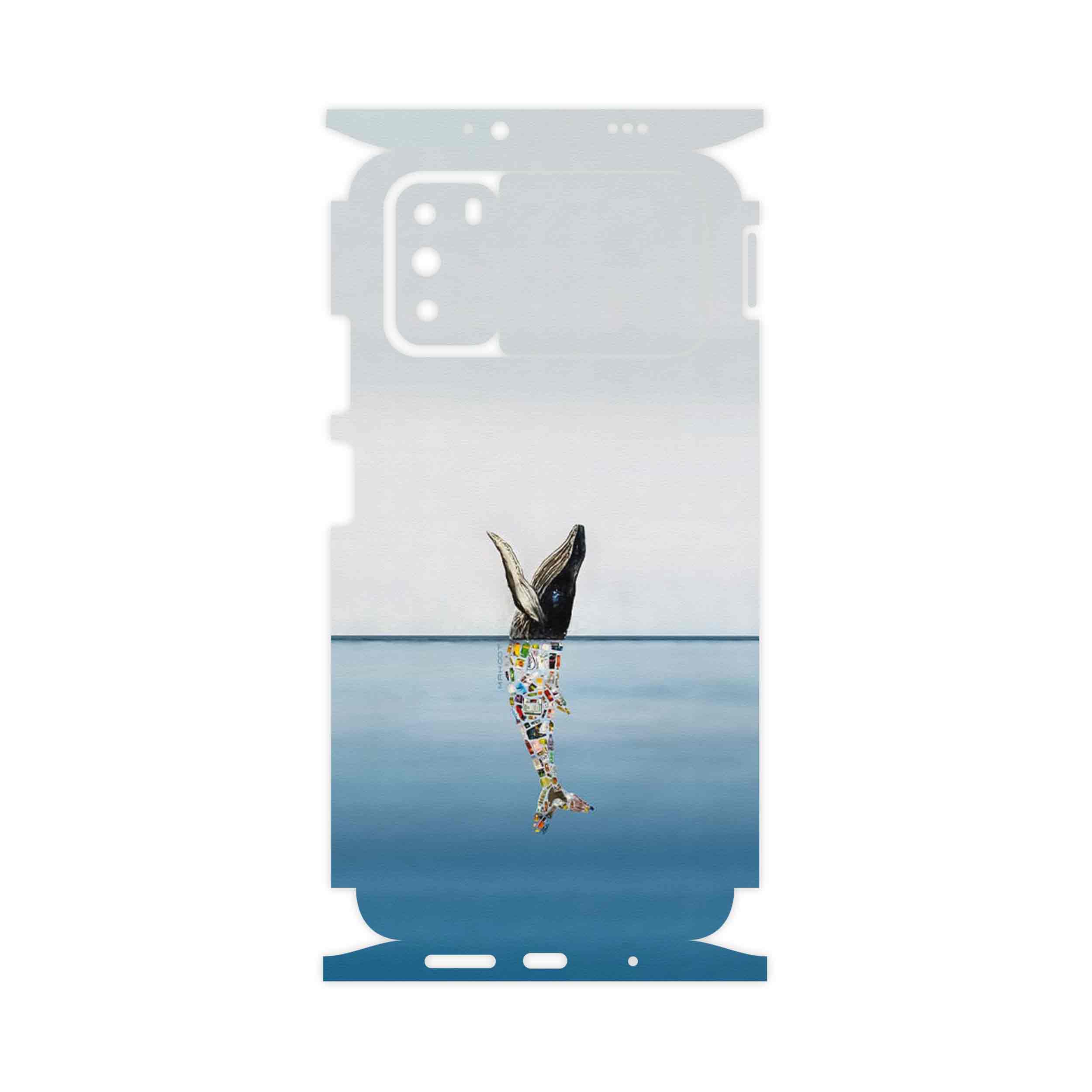 برچسب پوششی ماهوت مدل Collage of Sea Trash-FullSkin مناسب برای گوشی موبایل شیائومی Poco M3