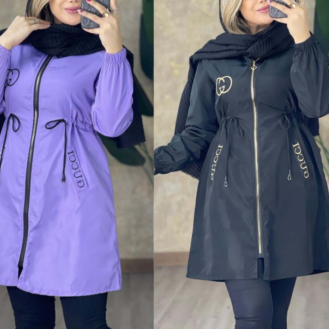 بارانی زنانه، بارانی کلاه دار، مانتو بارانی ، بارانی پاییزه،  مانتو  پاییزه کیفیت عالی و تنخور شیک 