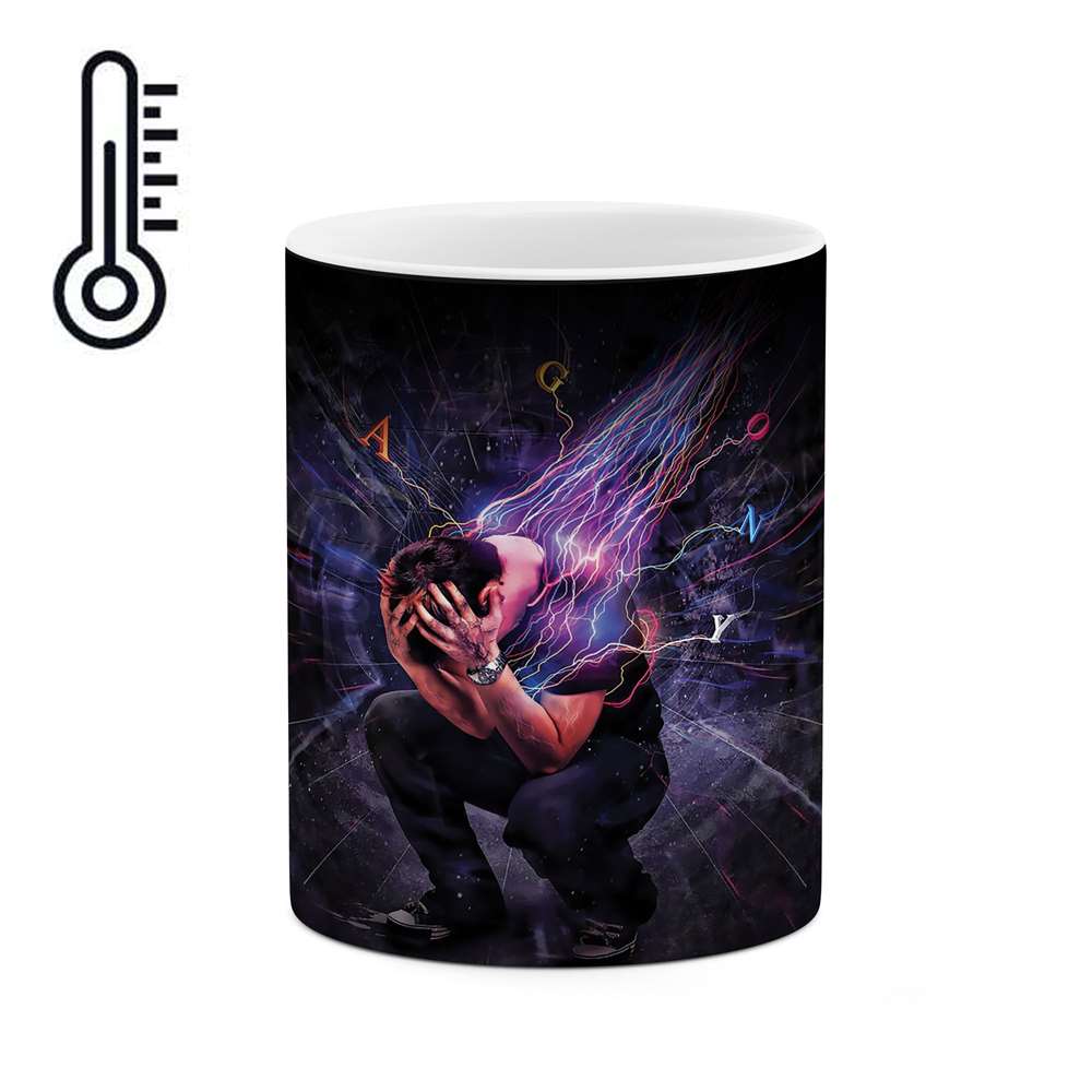 ماگ حرارتی طرح پسر دیونه مدل mgph01173