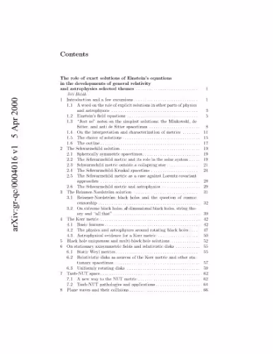 خرید و دانلود نسخه کامل کتاب The Role of Exact Solutions of Einsteins Equations