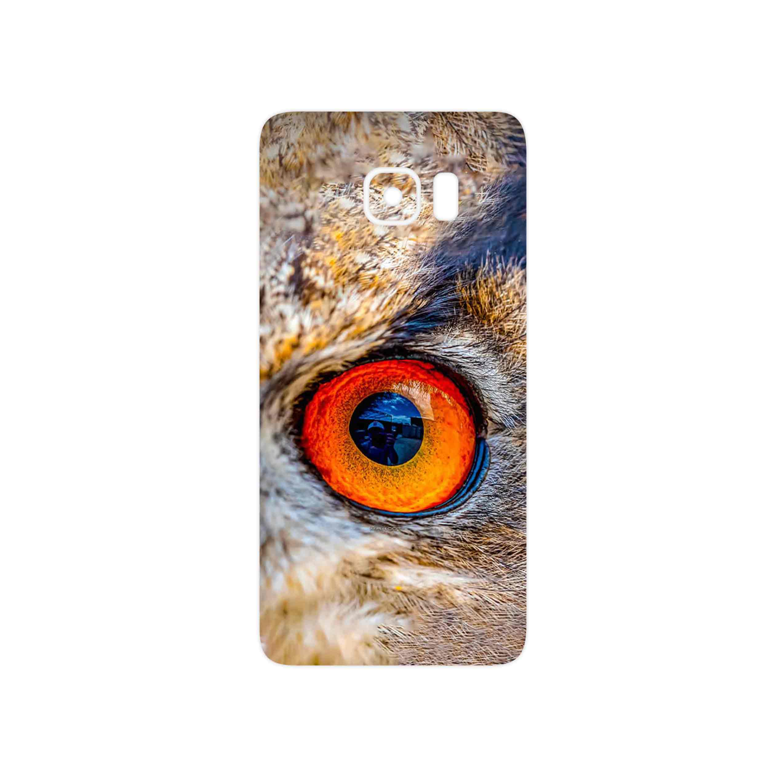 برچسب پوششی ماهوت مدل Owl eyes مناسب برای گوشی موبایل سامسونگ Galaxy S6 Edge Plus