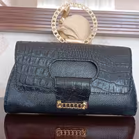 کیف مجلسی چرم طبیعی دست دوز 