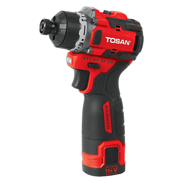 پیچ گوشتی شارژی بیت خور براشلس 16 ولت توسن مدل 9516BS
