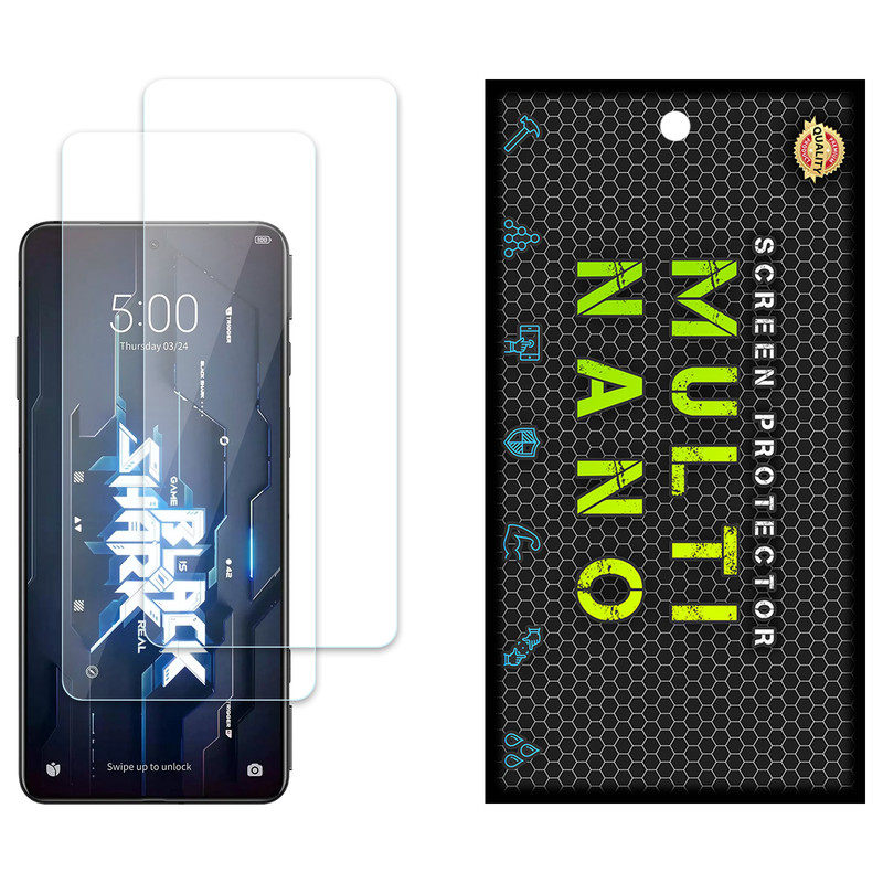محافظ صفحه نمایش مولتی نانو مدل X-S2N مناسب برای گوشی موبایل شیائومی Black Shark 5 بسته دو عددی | کالا برتری