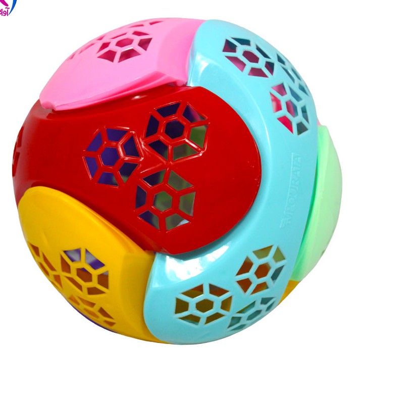 اسباب بازی توپ جغجغه رنگی