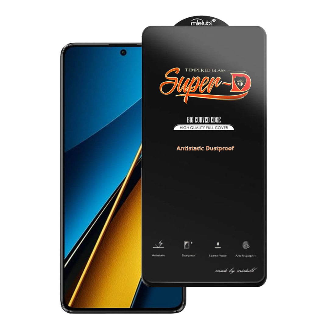 خرید و قیمت گلس گوشی شیائومی Poco X6 5G مدل Super D AntiStatic
