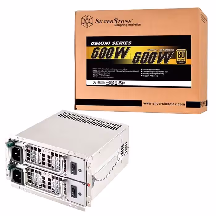 منبع تغذیه سیلوراستون مدل SST-GM600-G