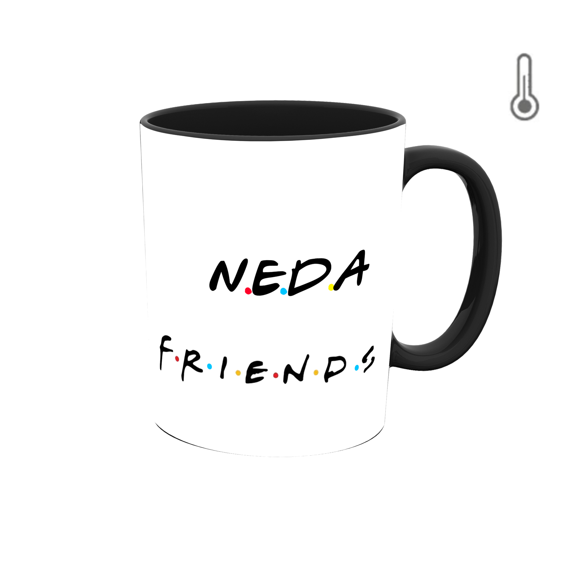 ماگ حرارتی طرح اسم ندا مدل Friends