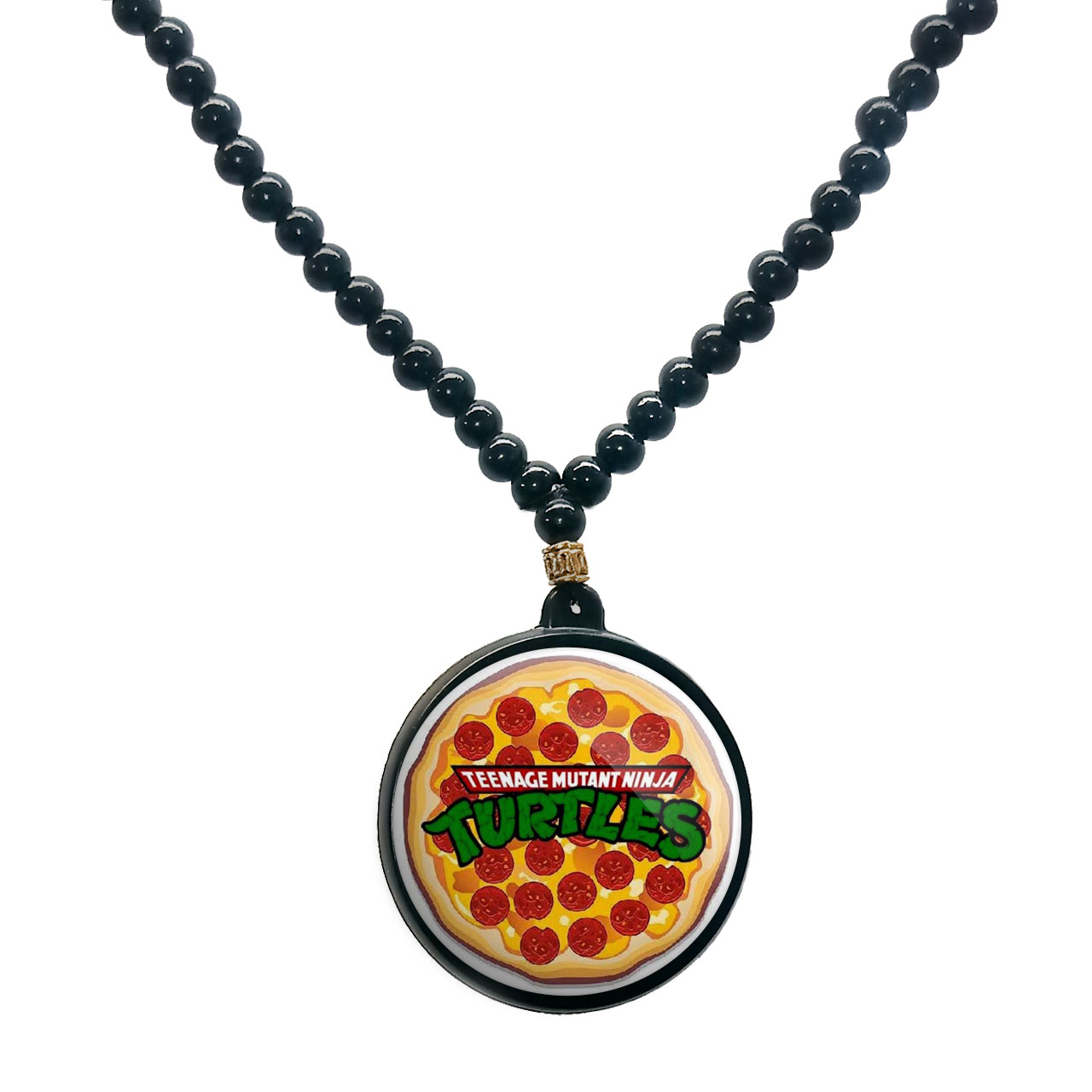 گردنبند پرمانه طرح لاکپشت‌های نینجا کد pmd.9905 مدل دو طرفه