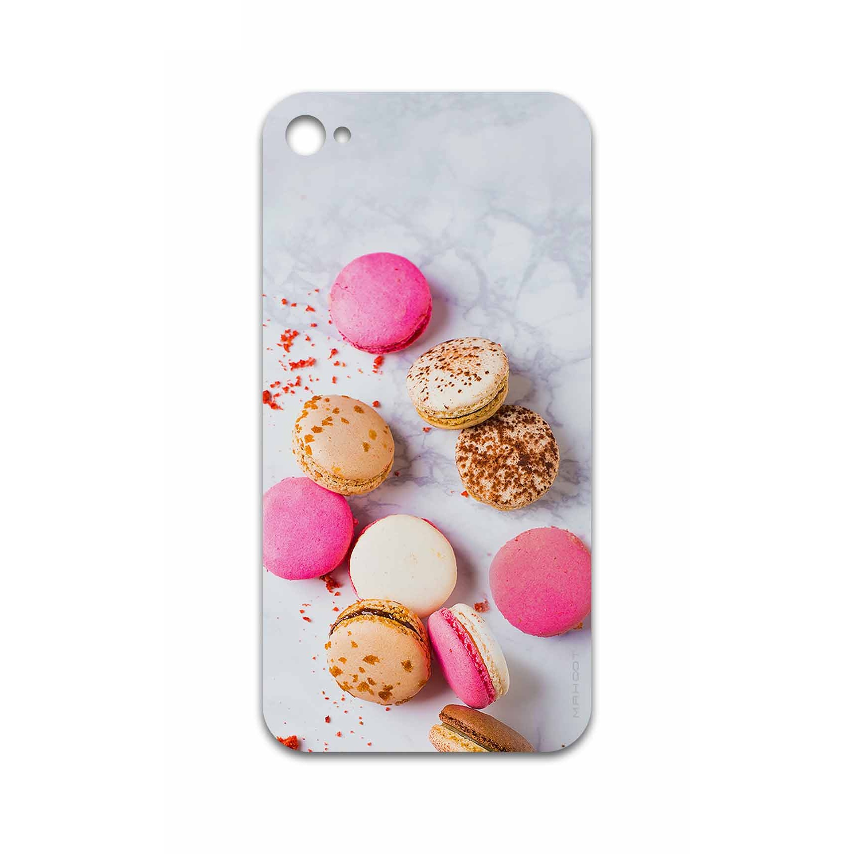 برچسب پوششی ماهوت مدل Macaron cookie مناسب برای گوشی موبایل اپل iPhone 4s