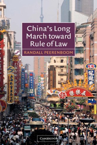 خرید و دانلود نسخه کامل کتاب China&#039;s Long March toward Rule of Law - PDF