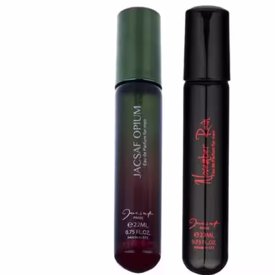 عطر جیبی مردانه ژک ساف مدل on حجم 22 میلی لیتر مجموعه 2 عددی
