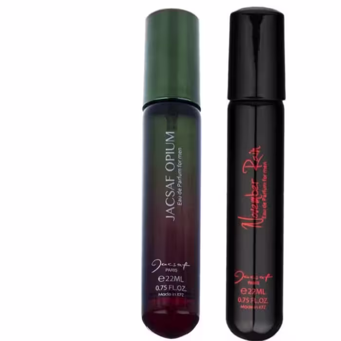 عطر جیبی مردانه ژک ساف مدل on حجم 22 میلی لیتر مجموعه 2 عددی
