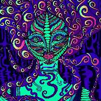 بک دراپ بلک لایت (فلورسنت) طرح شماره 1