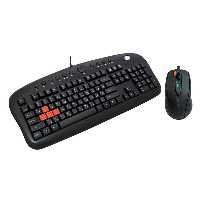 کیبورد و ماوس مخصوص بازی ای فورتک مدل KX2810 - فروشگاه اینترنتی طیف سنتر
