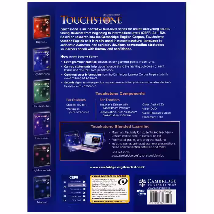 کتاب Touchstone 2 اثر جمعی از نویسندگان انتشارات زبان مهر 