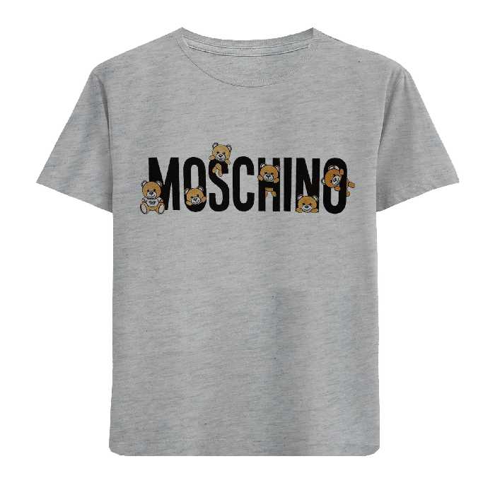 تی شرت آستین کوتاه بچگانه مدل تایپوگرافی F836