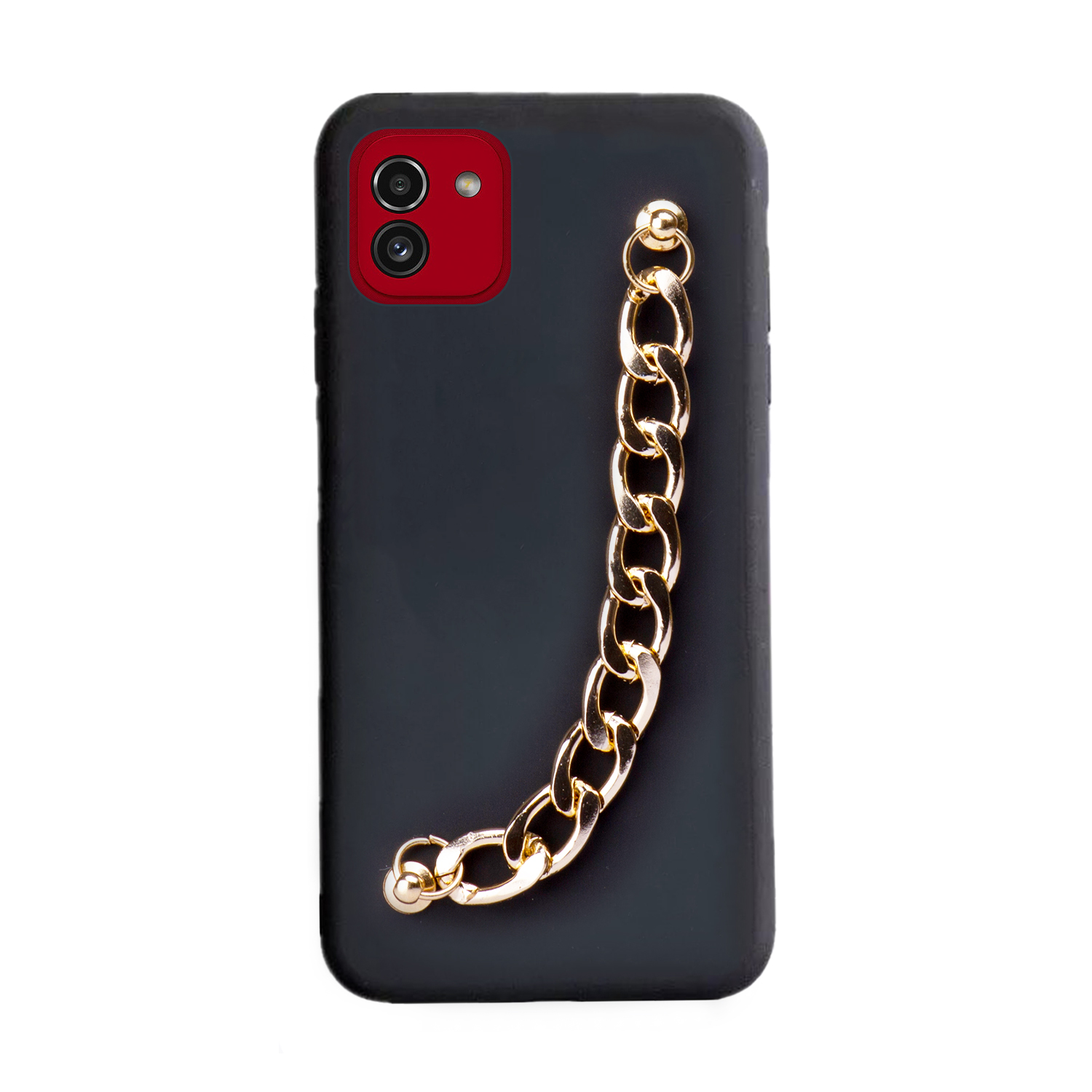 کاور طرح دستبندی مدل زنجیر طلایی مناسب برای گوشی موبایل سامسونگ Galaxy A03