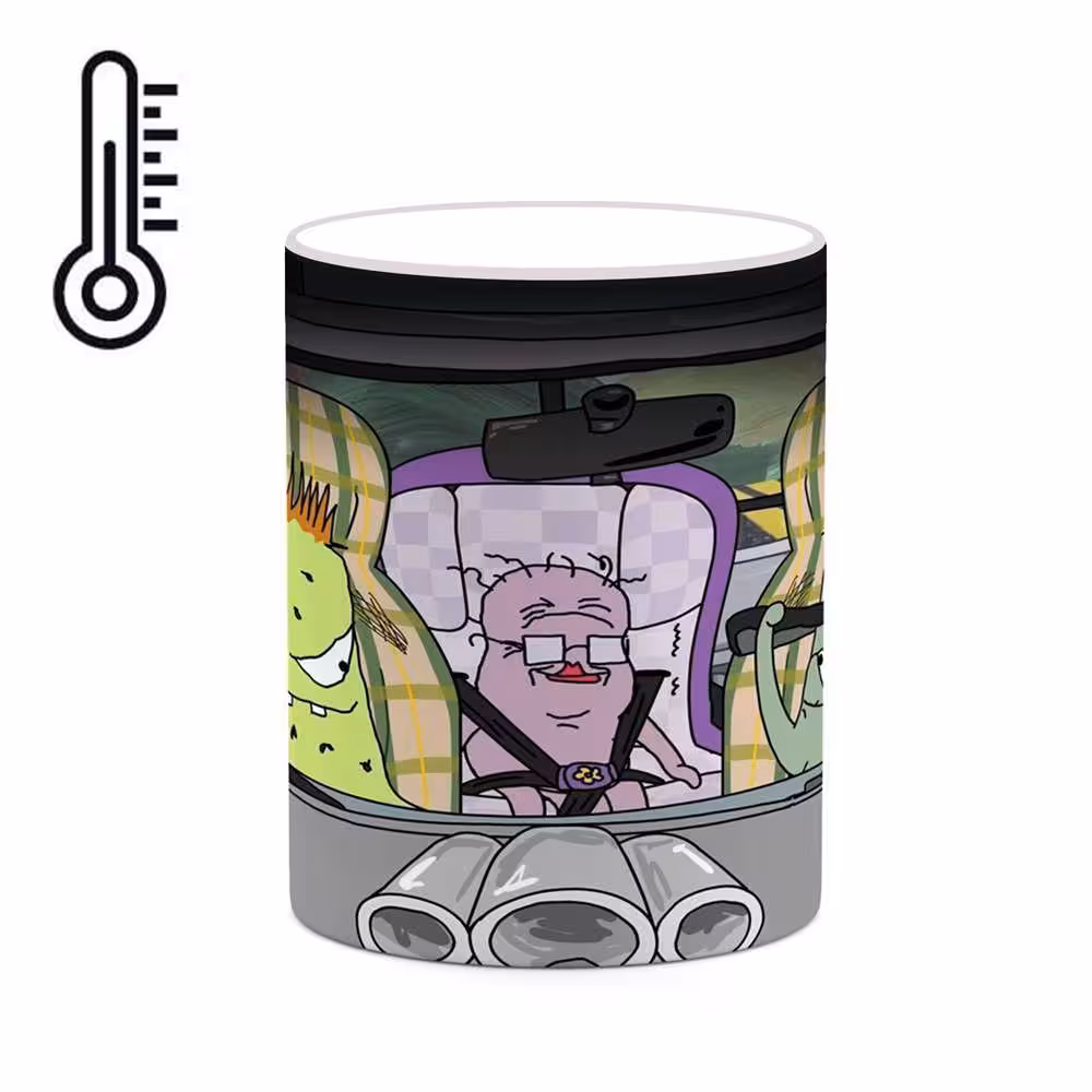 ماگ حرارتی کاکتی طرح کارتون Squidbillies مدل mgh23229