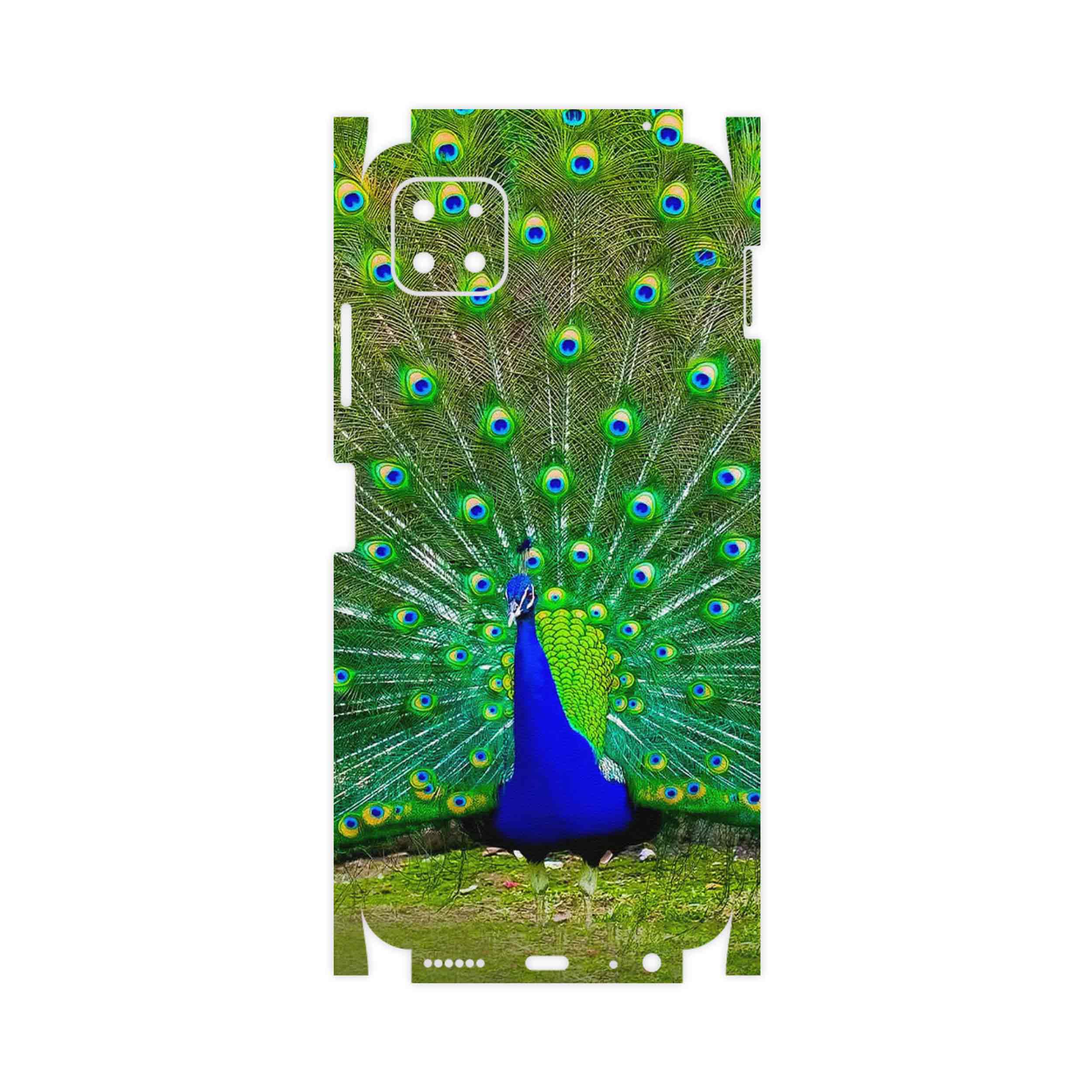 برچسب پوششی ماهوت مدل Peacock-FullSkin مناسب برای گوشی موبایل سامسونگ Galaxy A22 5G