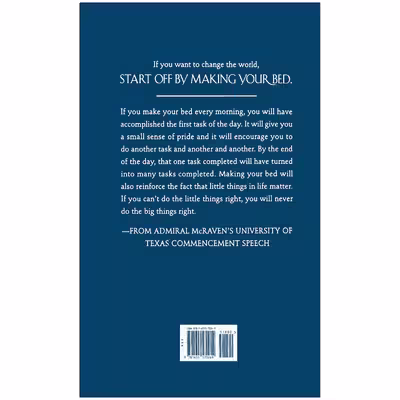 کتاب Make your bed اثر William H. McRaven انتشارات زبان مهر